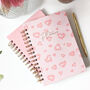 Personalised Undated Planner | Leopard Print | Pink, thumbnail 1 of 8