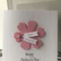 Personalised Mothers Day Pink Flower Card, thumbnail 6 of 9