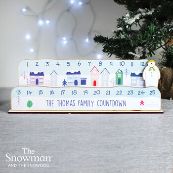 Personalised Make Your Own Snowman Advent Countdown Kit, 3 of 3