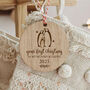 First Christmas As My Mummy And Daddy Bauble, thumbnail 4 of 5