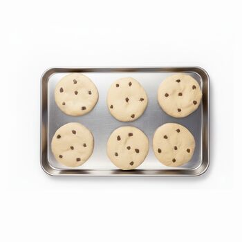 Six Handmade Felt Chocolate Chip Cookies Set: Ukca/Ce Certified Play Food, 2 of 6