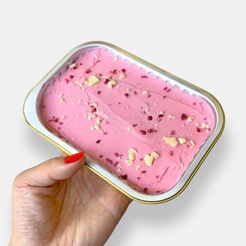 Piece Of Cake Postable Cake Box Raspberry And White Chocolate, 2 of 4