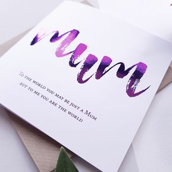 Personalised Mother's Day Card Mum | Sentimental Card, 3 of 3