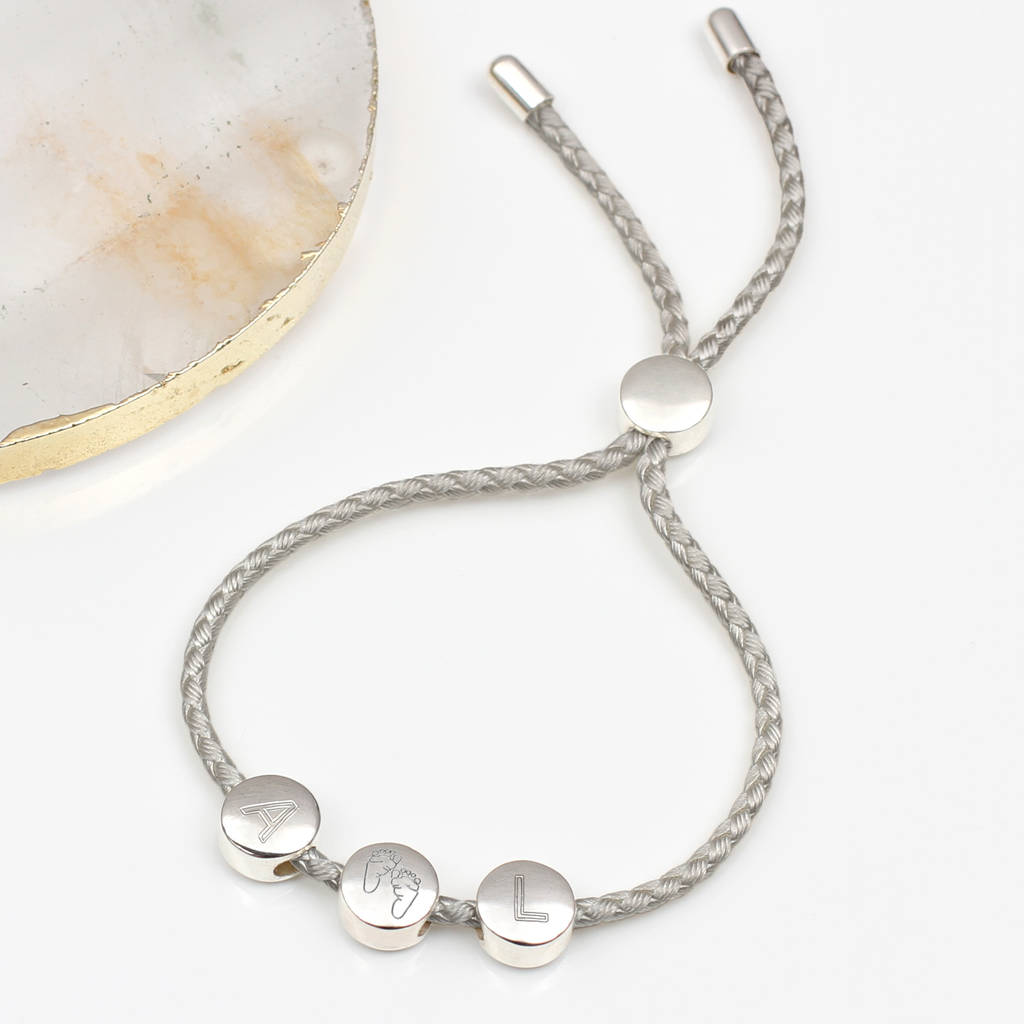 Personalised Sterling Silver Family Initials Bracelet By Hurleyburley