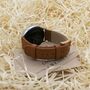 Personalised Tan Brown Strap For Samsung Watch, thumbnail 2 of 6