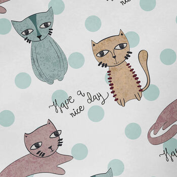 Cat Wrapping Paper Roll Or Folded V3, 2 of 2