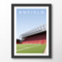 Liverpool Fc Anfield Main Stand Poster, thumbnail 8 of 8