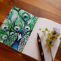 Inky Peacock Eco Notebook, thumbnail 2 of 11