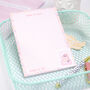 Cute Pink Cake A6 Memo Notepad, thumbnail 1 of 4