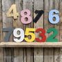 Large Metal House Numbers, thumbnail 1 of 8