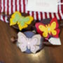 Butterfly Leather Hair Slide, thumbnail 3 of 4