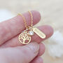 Personalised Tree Of Life Charms Necklace, thumbnail 2 of 4