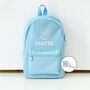 Lilac Personalised Name And Design Unisex Mini Backpack, thumbnail 4 of 6
