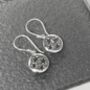 Sterling Silver Cut Out Multiple Stars Drop Earrings, thumbnail 1 of 5