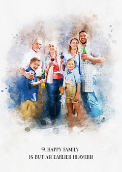 Our Family Portrait – A Heartfelt Gift For Parents' Birthday, 6 of 9