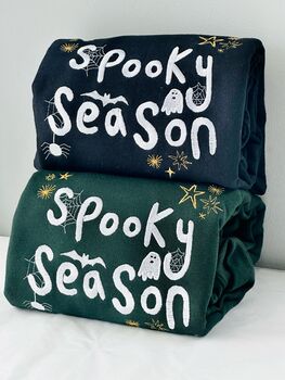 Spooky Season Embroidered Sweatshirt, 4 of 9