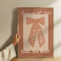 Personalised Tied The Knot Print Wedding Gift, thumbnail 11 of 12