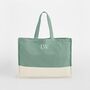 Personalised Contrast Custom Tote Classic Shopper Bag, thumbnail 5 of 8