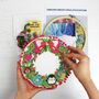 Christmas Wreath Cross Stitch Kit, thumbnail 10 of 11
