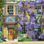 Christ's College Wisteria, Cambridge Illustration Art Print, thumbnail 2 of 3