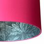 Ocean Vintage Rainforest Lampshades In Watermelon, thumbnail 3 of 6