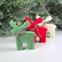 Reindeer Candles Rudolph Christmas Candle Moose Shape, thumbnail 6 of 8