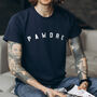 Mens Navy Or Charcoal Pawdre T Shirt, thumbnail 1 of 6