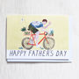Cycling Dad Father's Day Card, thumbnail 1 of 2