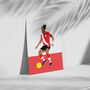 Theo Walcott Southampton Football Poster, thumbnail 3 of 3