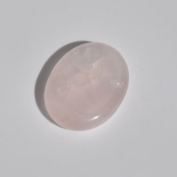 Rose Quartz Worry Thumb Stone For Love And Self Love, 2 of 4
