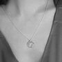 Personalised 18 K Rose Gold Plated Initial Necklace, thumbnail 2 of 9