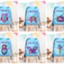 Personalised Girl's Sky Blue Waterproof Swim Bag, thumbnail 2 of 12