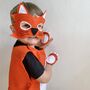 Felt Fox Costume For Children And Adults, thumbnail 8 of 10