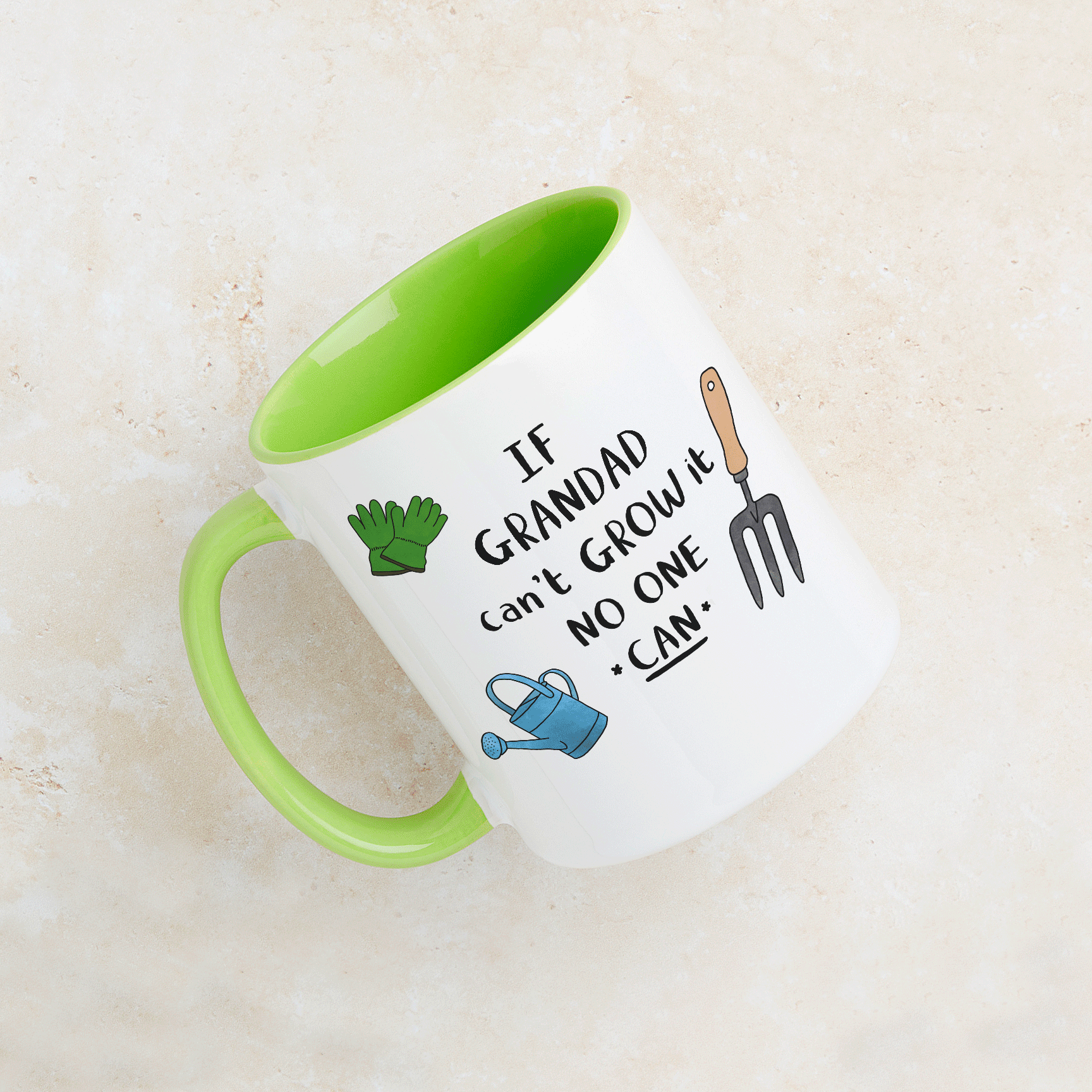 If Grandad Can't Grow It No One Can Mug Gardening Gift, thumbnail 5 of 9