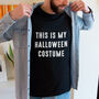 'Halloween Costume' Halloween Unisex T Shirt, thumbnail 1 of 6