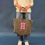 Personalised Initial Leopard Print Tote Bag, thumbnail 1 of 2