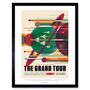 Nasa Space Exploration Travel Advert Tour Art Print, thumbnail 1 of 3