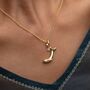 18ct Gold Whale Charm Necklace, thumbnail 1 of 5