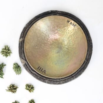 Personalised 19th Anniversary Gift, Bronze Bowl Medium, 5 of 9