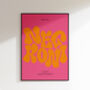 Negroni Print | Cocktail Poster | Wall Art | A5 A4 A3 | Bold | Typographic | Drink | Bar | Print | Groovy |, thumbnail 9 of 9