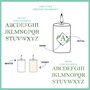Personalised Botanical Name And Initial Candle In Ivory Or White, thumbnail 4 of 4