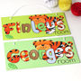 Personalised Jungle Tiger Canvas Sign, thumbnail 6 of 12