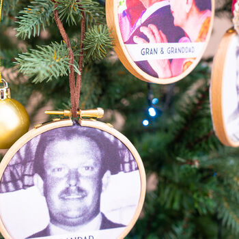 Personalised Lost Loved Ones Christmas Tree Decoration, 5 of 7