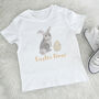 Kids Happy Easter Bunny T Shirt, thumbnail 2 of 3
