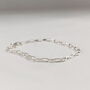 Sterling Silver Open Link Chain Bracelet, thumbnail 1 of 9