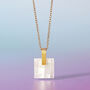 Girls Just Wanna Have Sun Mosaic Shell Necklace, thumbnail 3 of 6