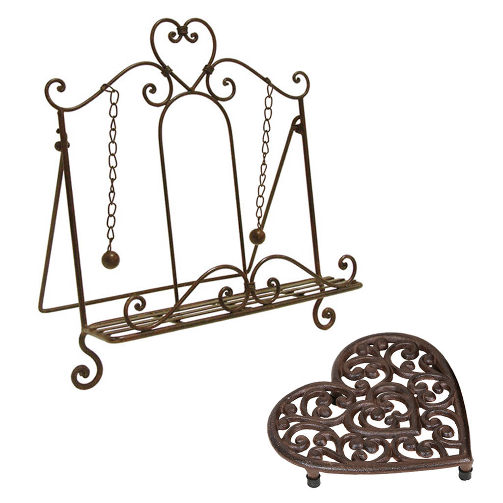 homemade is best cookbook stand and trivet baking set by dibor