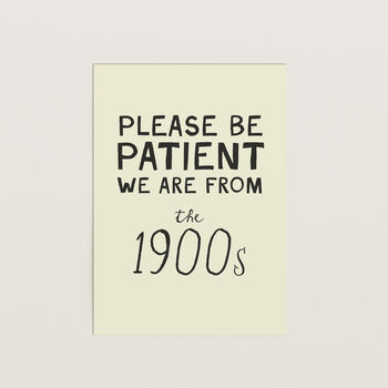 From The 1900s Funny Millennial Print, 9 of 11