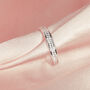 Sterling Silver Ribbed Adjustable 3mm Toe Ring, thumbnail 1 of 4