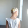 First Communion Dress In Pure Silk Or Flower Girl Dress, thumbnail 2 of 4